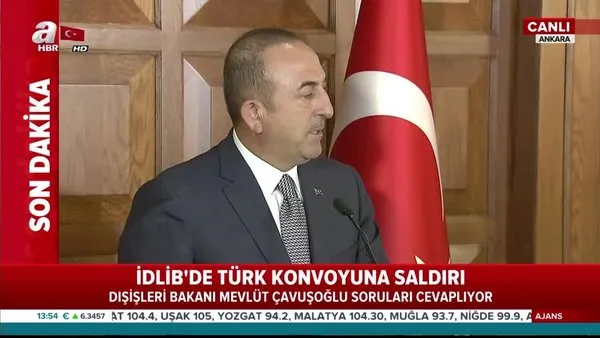 Dışişleri Bakanı Mevlüt Çavuşoğlu'dan İblid açıklaması!