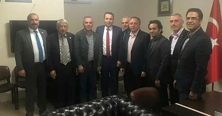 İl Genel Meclisi Başkanı ve üyeleri, AK Parti İl Başkanını ziyaret etti