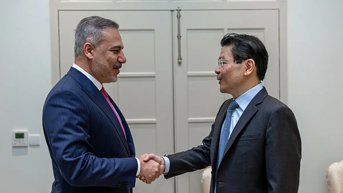 Bakan Fidan, Singapur Başbakanı Wong tarafından kabul edildi Bakan Fidan, Singapur Başbakanı Wong tarafından kabul edildi