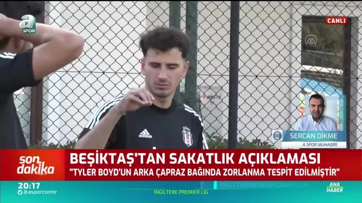 Beşiktaş'tan sakatlık açıklaması