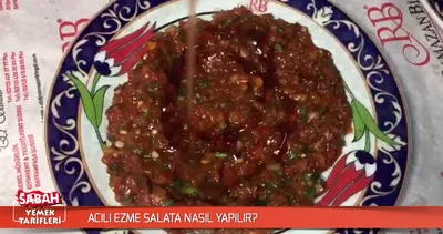 Acılı ezme nasıl yapılır?