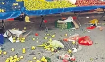 Müşteri döven pazarcı tutuklandı