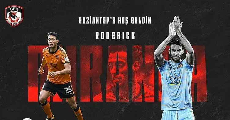 Transfer haberleri: Roderick Miranda Gaziantep FK’da