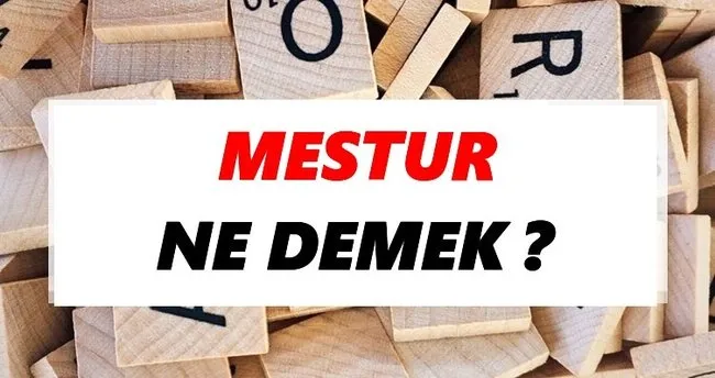 Mestur Ne Demek? TDK’ya Göre Mestur Sözlük Anlamı Nedir?