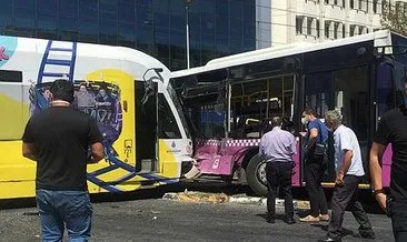 Son dakika haberi: İstanbul Tophane’de tramvayla otobüs çarpıştı! Olay yerine çok sayıda ekip sevk edildi