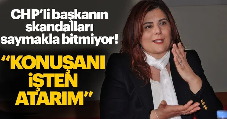 CHP’li başkan Özlem Çerçioğlu’ndan çalışanlara tehdit: Konuşanı işten atarım!