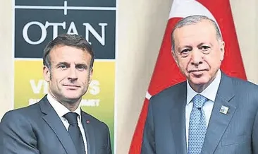 Başkan Erdoğan Macron’la görüştü
