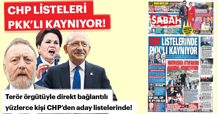 CHP listesi değil sanki dağ kadrosu