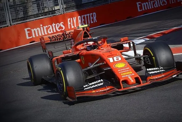 FORMULA 1'DE LECLERC'TEN ÜST ÜSTE 2. ZAFER