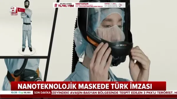 Nanoteknolojik maskede Türk imzası