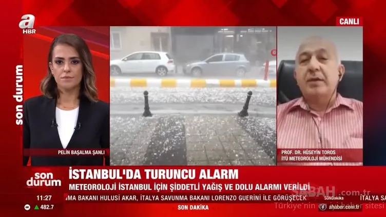 Meteoroloji’den son dakika hava durumu uyarısı: İstanbul için dolu yağışı uyarısı!