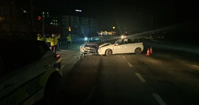 Kırmızı ışıkta geçti, kazaya neden oldu