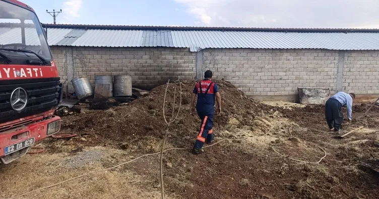 Besni’de 6 köyde örtü ve anız yangını
