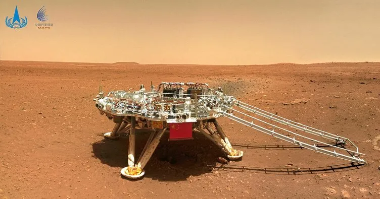 Çin paylaştı! Mars’tan yeni fotoğraflar...