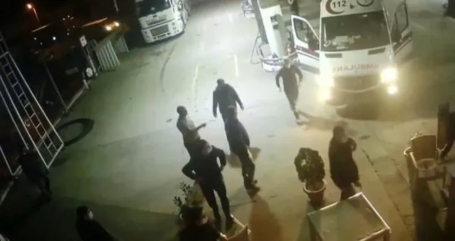 Park tartışmasından sonra akaryakıt istasyonunu bastılar