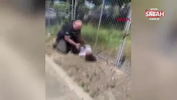 ABD'li polisin 14 yaşındaki çocuğu darp ettiği anlar kamerada | Video