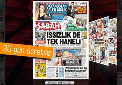 İPAD VE İPHONE İLE GAZETE KEYFİ ESABAH'TA