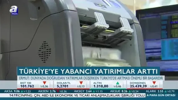 2018'de 13,1 milyar dolar doğrudan yatırım geldi