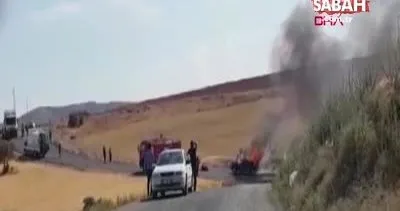 Sürücüsüyle birlikte yanan aracın yanındaki notta büyük itiraf: Bombaları ben patlattım | Video