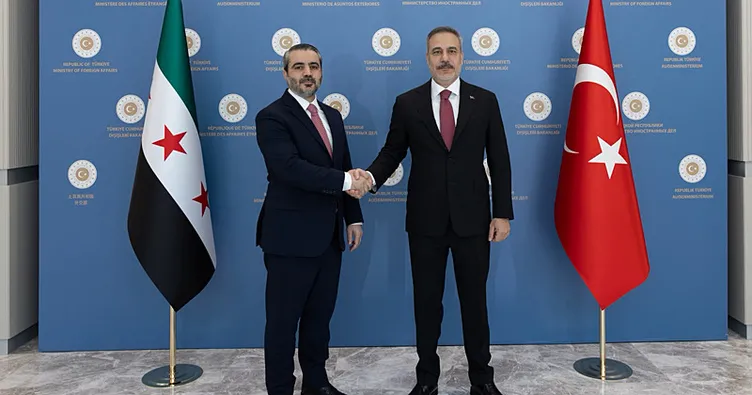 Bakan Fidan Suriyeli mevkidaşı Şeybani ile görüştü