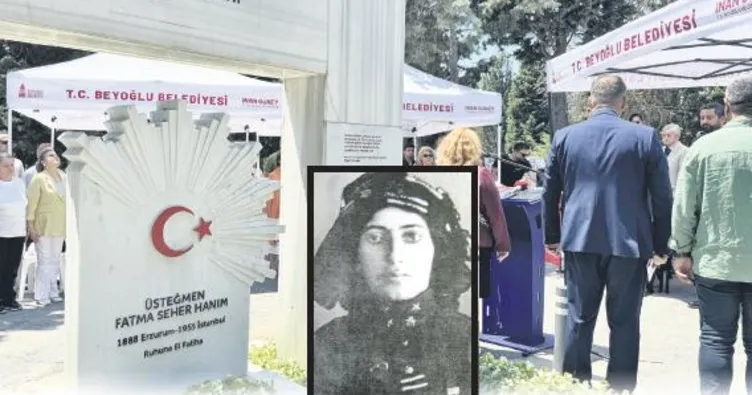 ’Kara Fatma’ kabri başında anıldı