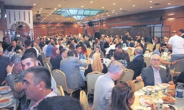 Erzincanlılar iftarda bir araya geldi