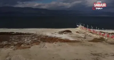 Burdur Gölü kuraklıkla mücadele ediyor | Video