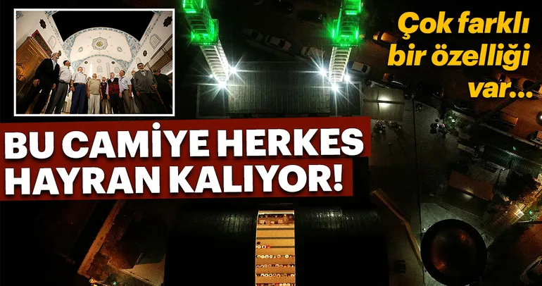 Kubbesi açılan camiye yoğun ilgi