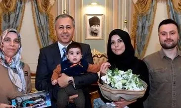 Vali Yerlikaya şehit kızı öğretmen Kübra Nur Yıldırım ve ailesini ağırladı
