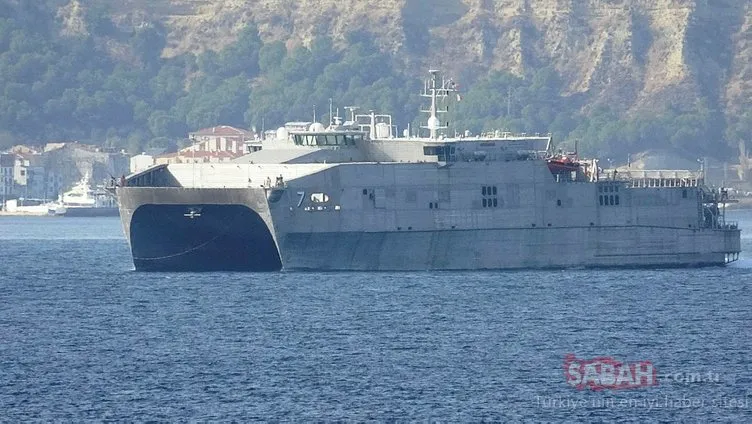 ABD gemisi, Çanakkale Boğazı’ndan geçti