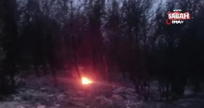 Kınık’taki orman yangınına yeniden havadan müdahale! | Video