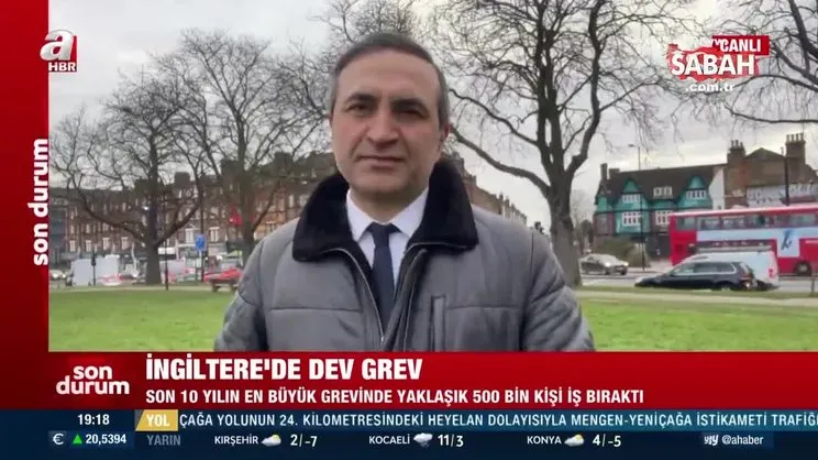 Avrupa’da kriz dalga dalga yayılıyor! İngiltere’de son 10 yılın en büyük grevi: Yüz binler sokaklara indi | Video