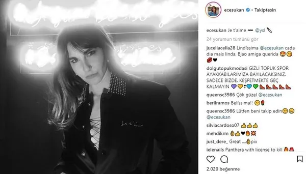 Ünlü isimlerin Instagram paylaşımları (09.04.2018) (Aleyna Tilki)