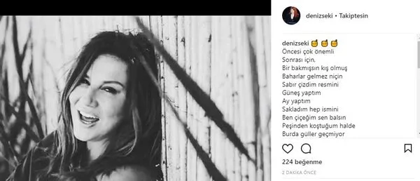 Ünlü isimlerin Instagram paylaşımları (01.04.2018) (Caner Erkin)
