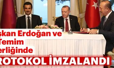 Son dakika: Başkan Erdoğan-Al Temim görüşmesi sonrası açıklamalarda bulundu