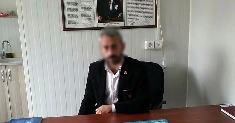 Muhtar, PKK propagandasından gözaltına alındı