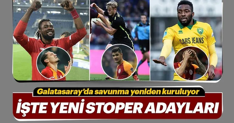 Galatasaray’da 10 stoper adayı belirlendi! İşte o isimler...