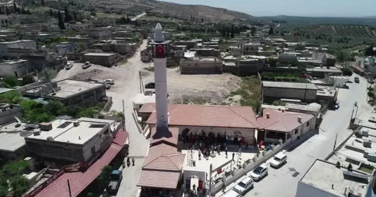 Afrin Ömer Bin Hattap Camisi, ibadete açıldı