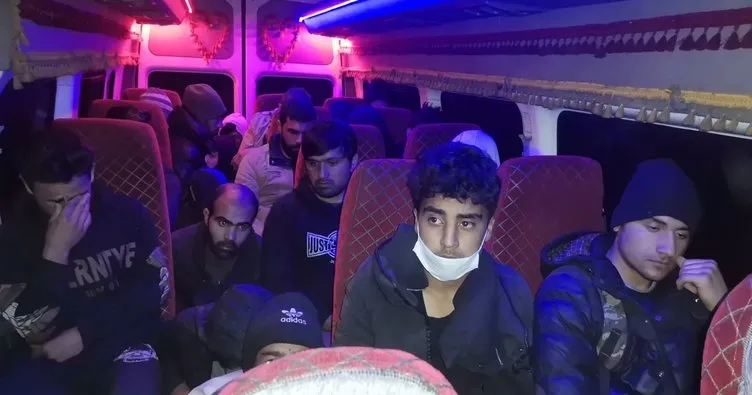 Bitlis’te 64 kaçak göçmen yakalandı