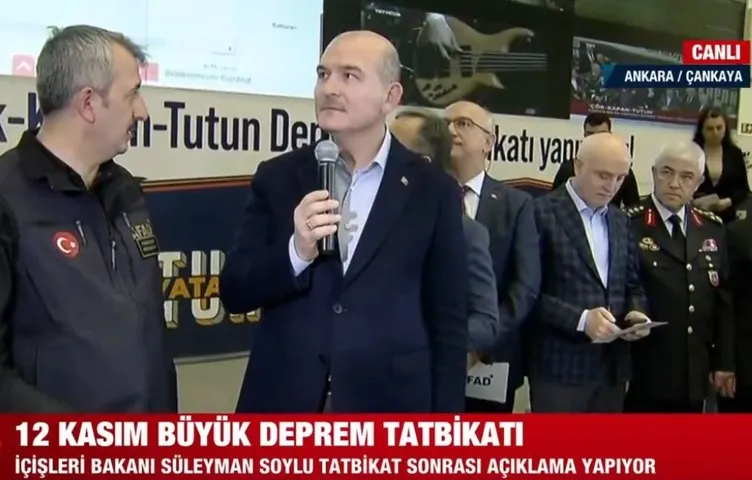 Türkiye'de bir ilk! 81 ilde saat 18.57'de 'Çök, kapan, tutun' tatbikatı