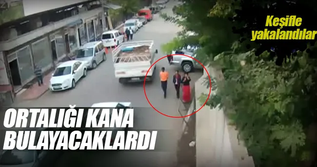 Keşif yaparken görüntülendiler