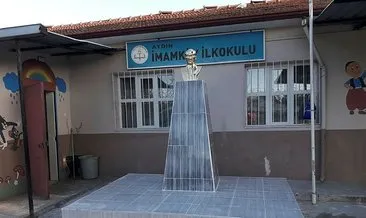 İmamköy İlkokulu Atatürk büstü yenilendi