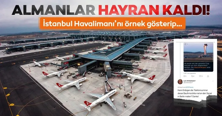 İstanbul Havalimanı’nı örnek gösteren Alman vatandaşı Berlin Havalimanı için ülkesindeki politikacılara yüklendi