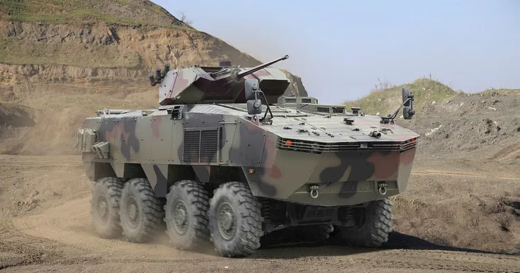 Askeri araç ihracatında 8x8 performans