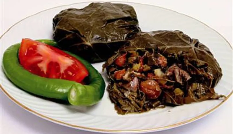 Asma Yapraklı Oğlak Kebabı