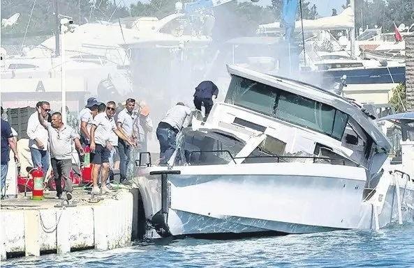 Bodrum'da lüks tekne patlamıştı! Yanan teknenin sahibi ünlü iş adamı çıktı!