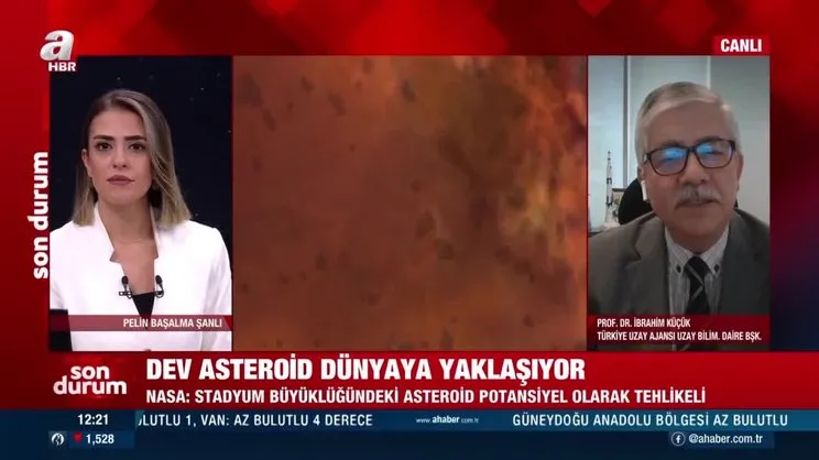 NASA duyurdu: Stadyum büyüklüğünde bir asteroid dünyaya yaklaşıyor | Video