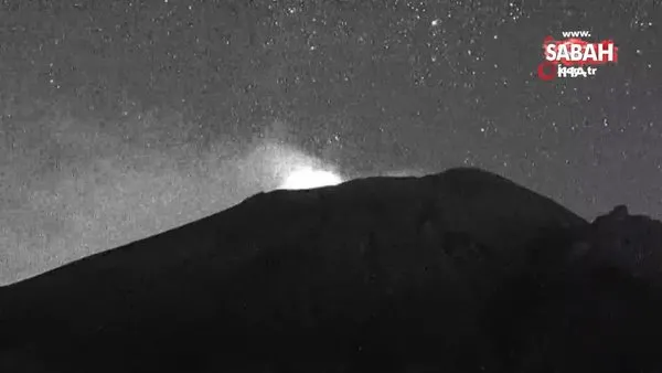 Popocatepetl Yanardağı’nda patlamalar devam ediyor | Video