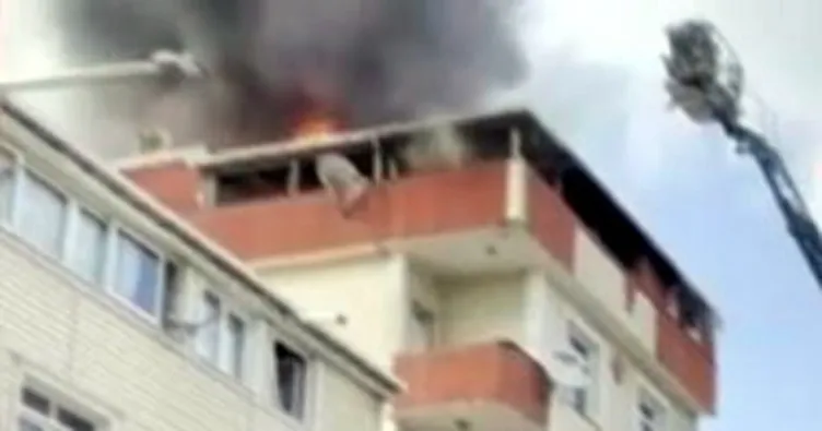Avcılar’da kedi evinde korkutan yangın