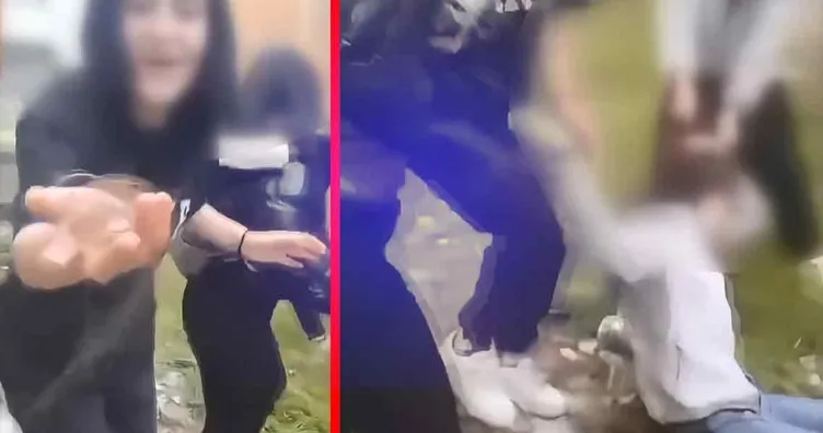 Saçını koparıp kameraya gösterdi! Kız çocuklarının akran zorbalığı kamerada!